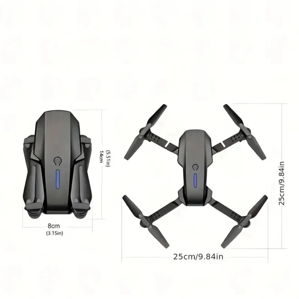 E88 Pro Dual Kamera — prikaz 7