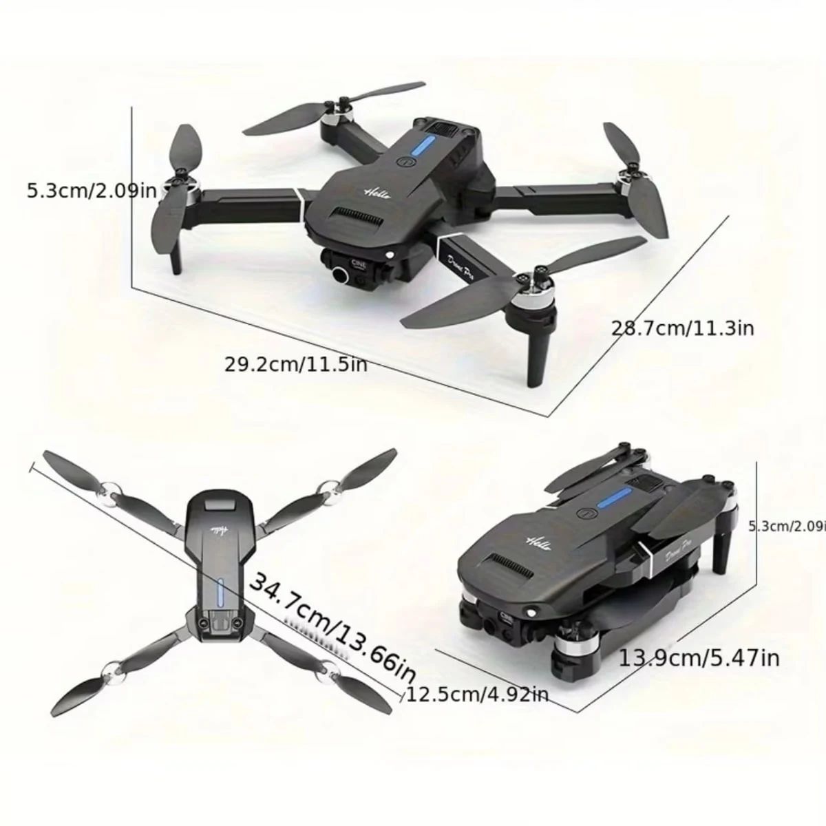 Dron Air Dual Kamera — prikaz 2