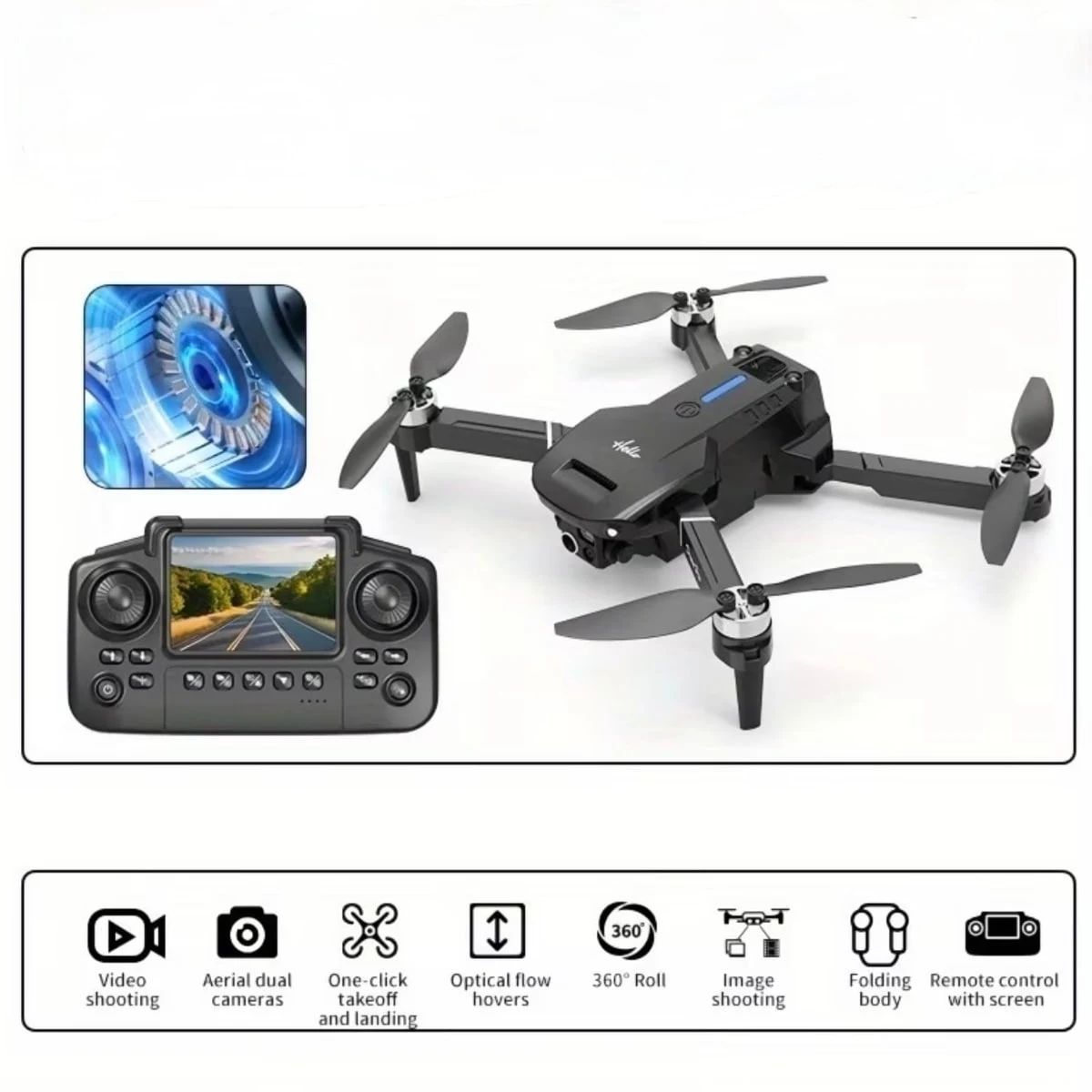 Dron Air Dual Kamera — prikaz 3