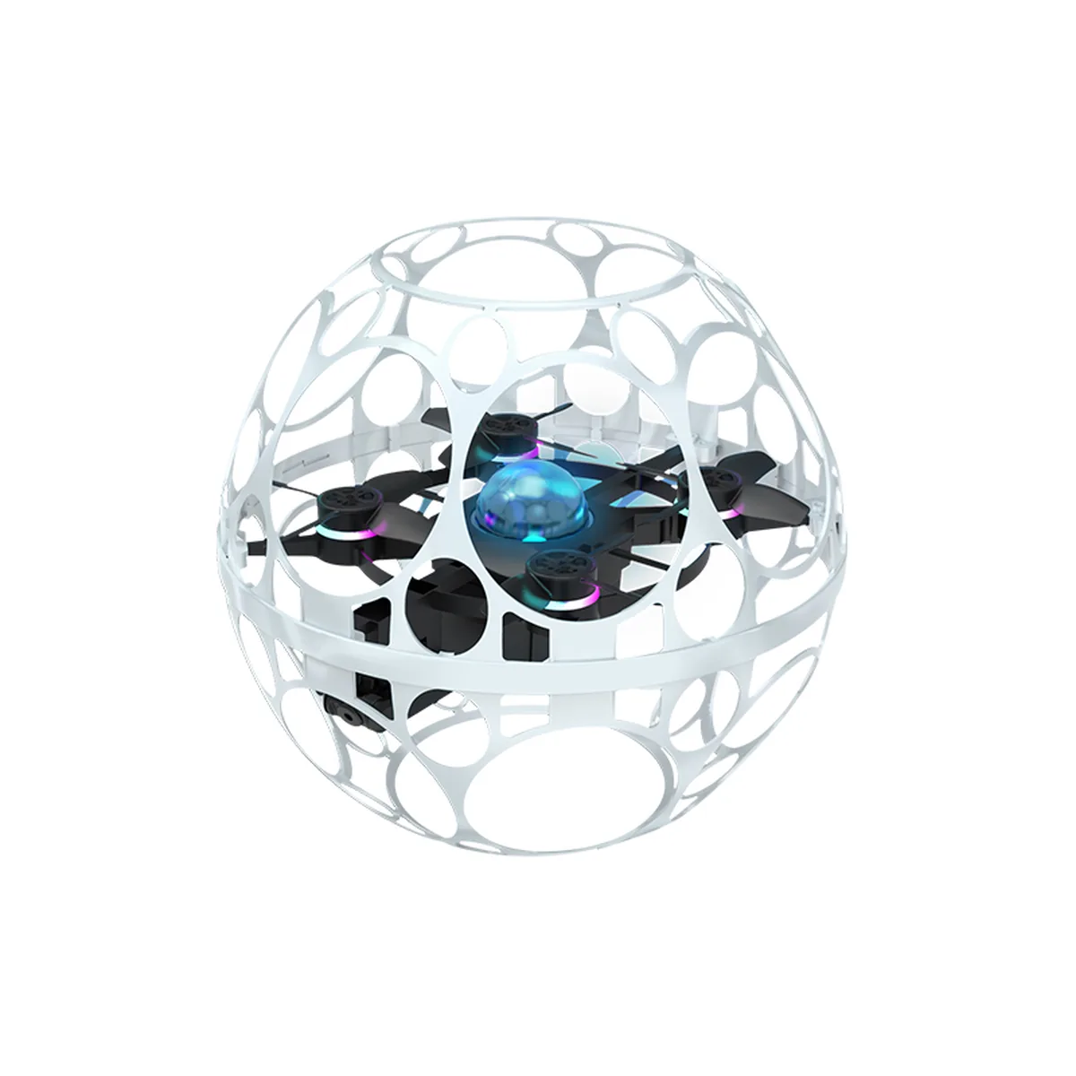Soccer Dron Pro, lopta-dron sama na beloj podlozi