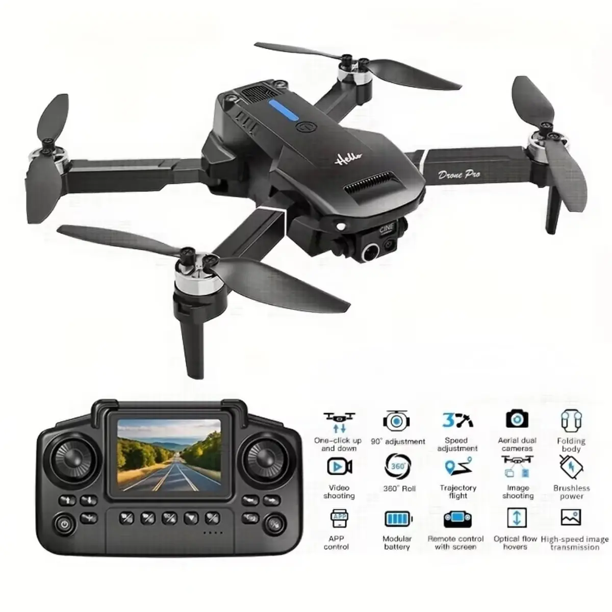 Dron Air Dual Kamera, prikaz 9