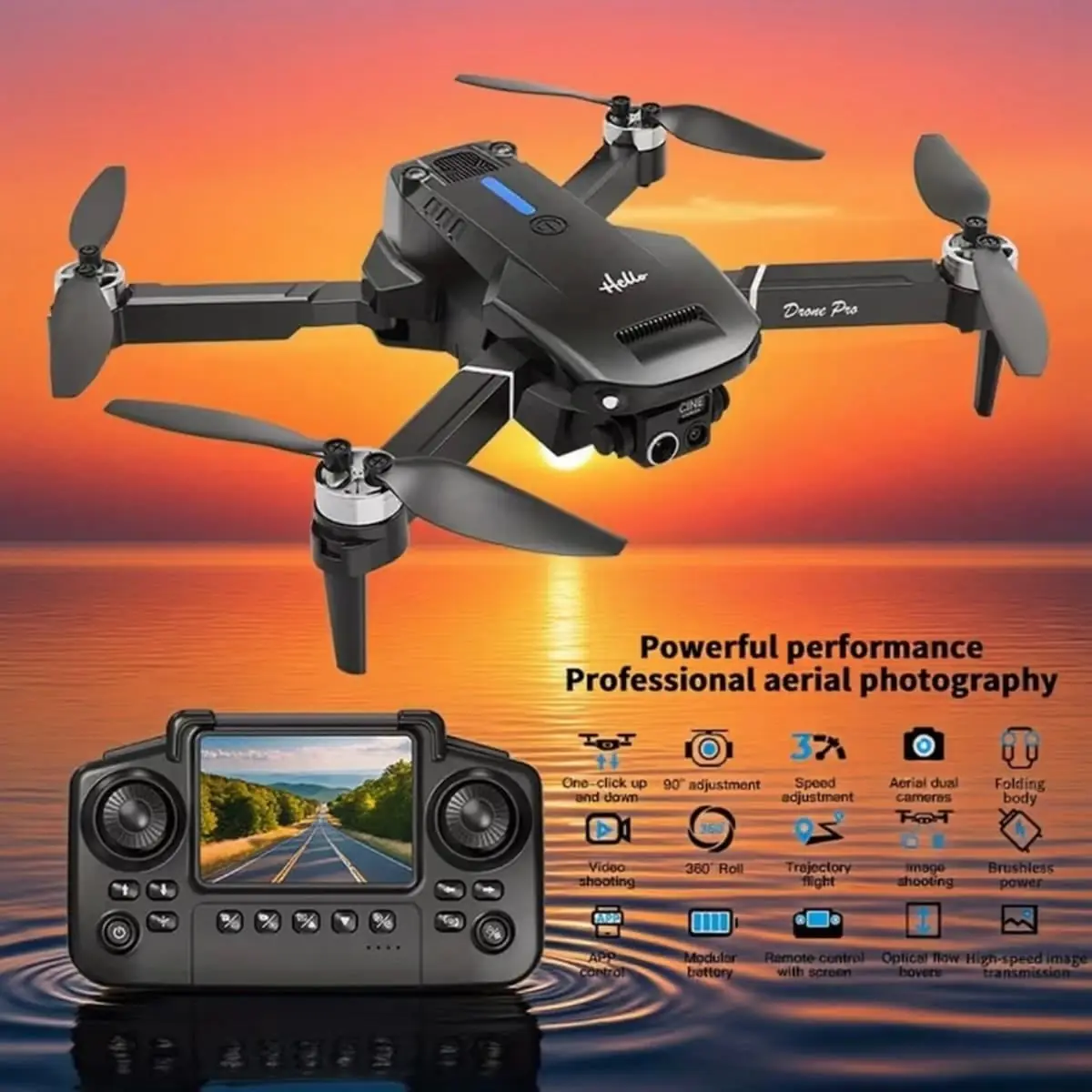 Dron Air Dual Kamera, prikaz 10